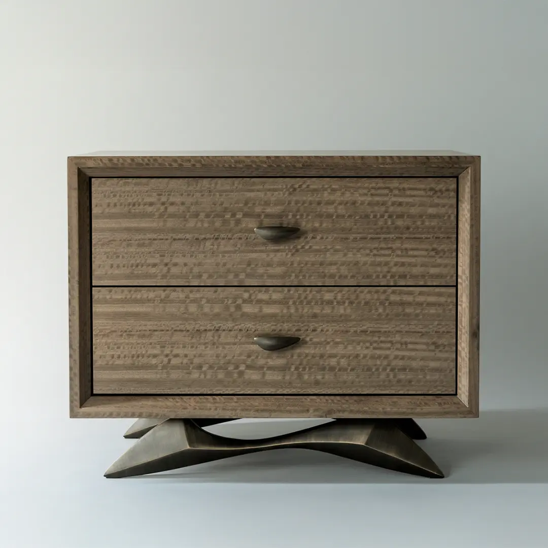 Bevel Bedside Table