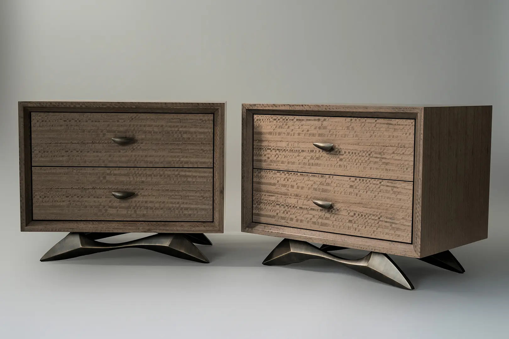 Bevel Bedside Table