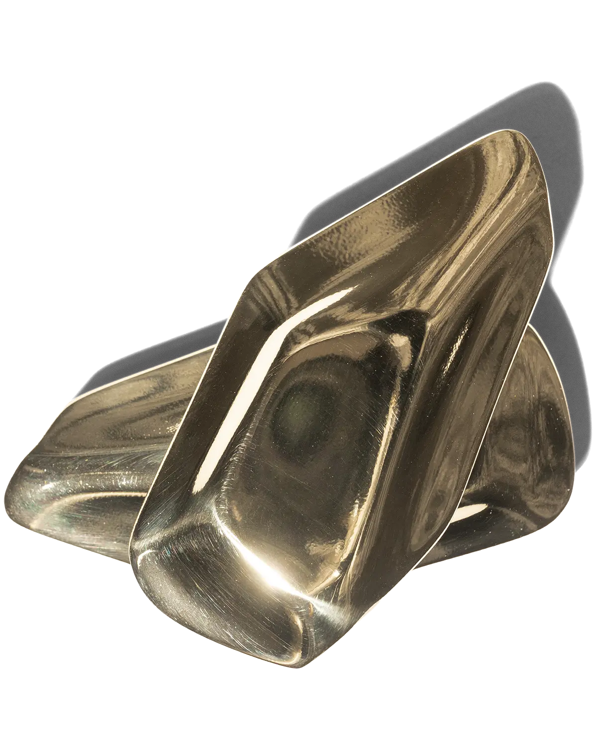 Mirror Cast Brass